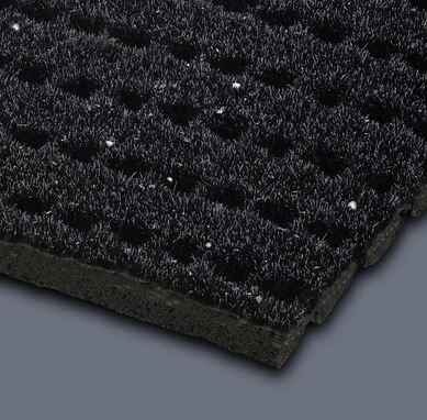 Ворсовый коврик для влажных зон Safe and Soft черный 60х225см