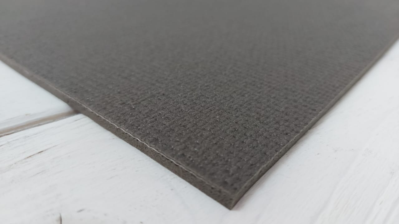 Мягкое покрытие для влажных помещений Aqua matte premium серый 80х1600см